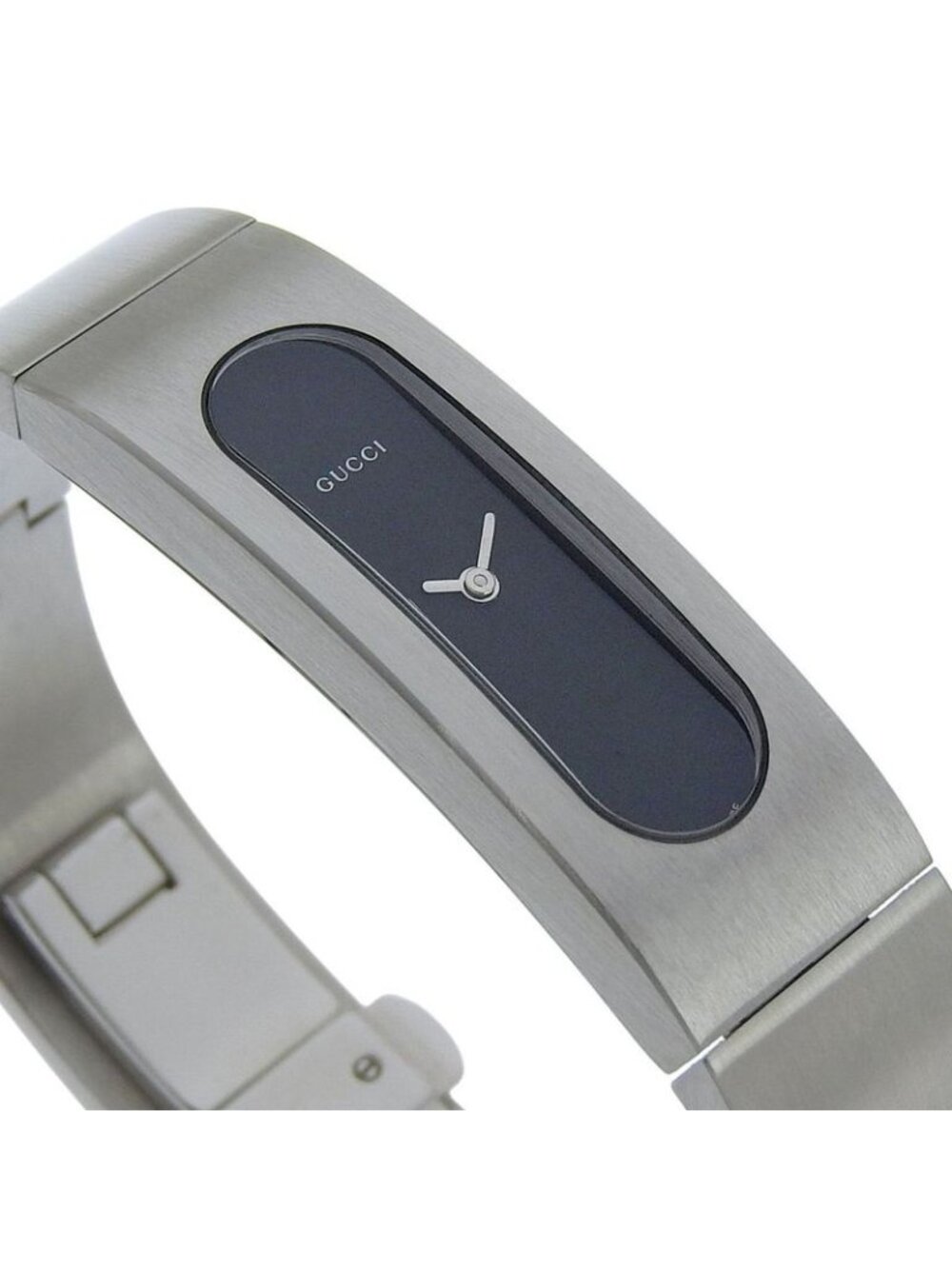 Gucci Stainless Steel Black Quartz Analog Display Dial Watch - Picture 3 of 8